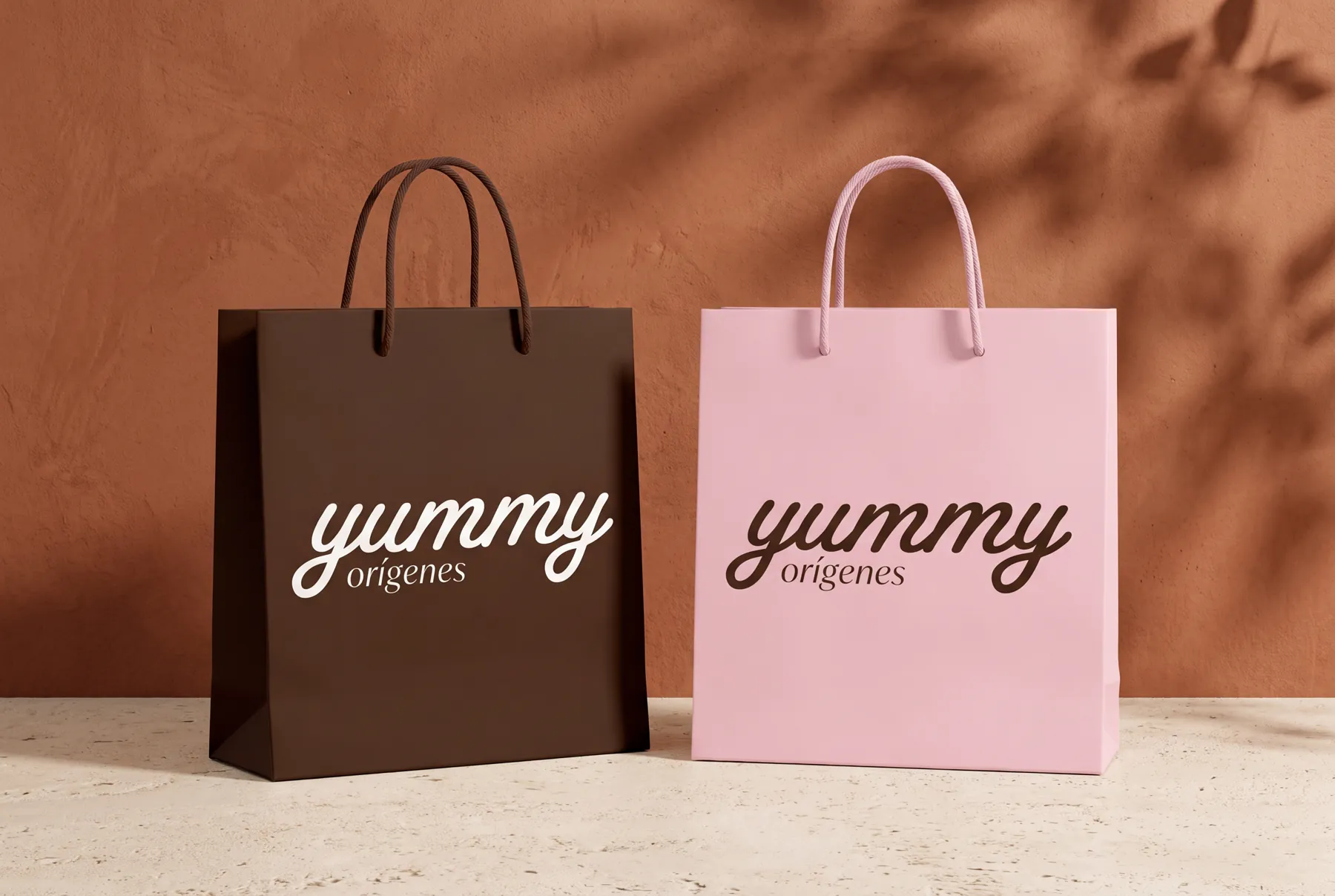 Bolsas de compra de Yummy Orígenes